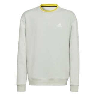 adidas Pullover Crew Fleece All SZN Sweatshirt linengrün Jungen